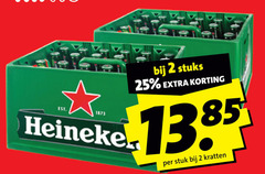  heineken krat bier 2 25 stuks stuk kratten 
