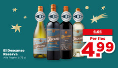  descanso witte wijn rode reserva flessen aanbevolen 8 aandelen hamersma cabernet sauvignon merlot fles chile blanc 