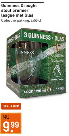  guinness speciaalbieren 3 stout premier league glas cadeauverpakking official good time bekijk for 