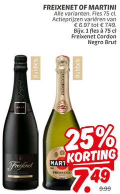  champagne sparkling wijn 1 25 bubbels freixenet martini fles varieeren cordon brut prosecco 