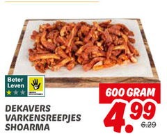  shoarmavlees 600 beter leven dekavers varkensreepjes shoarma 
