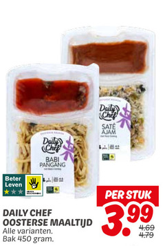  oosterse maaltijd 450 daily chef ajam beter leven bescherming babi pangang bak stuk 3.99 