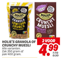 2 350 400 granola carb crunch nuts sugar added crunchy muesli chocolate zak pak 