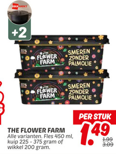  flower farm margarine olie en vetten 100 200 450 2 smeren palmolive fles ml kuip wikkel stuk 