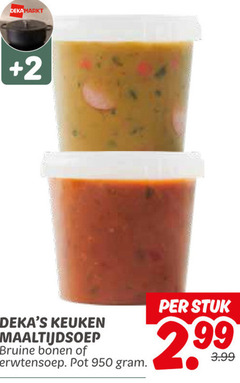  soep 950 2 keuken maaltijdsoep bruine bonen erwtensoep pot stuk 3.99 