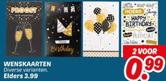  2 happy birthday hi hoera jarig proficiat 99 wenskaarten elders 3.99 