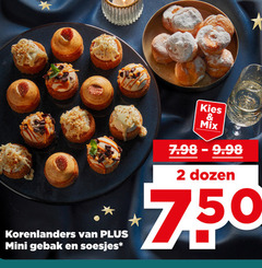  2 mix korenlanders mini gebak soesjes dozen 