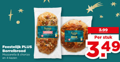 4 feestelijk borrelbrood mozzarella chorizo kazen this 3.99 stuk 