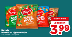  duyvis borrelnootjes 2 1806 since noot bacon borrel nootjes tijgernootjes zakken krokant cocktail noc poesta 3.99 