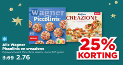  wagner diepvriespizza 6 25 original piccolinis italien salami doos reservoir 