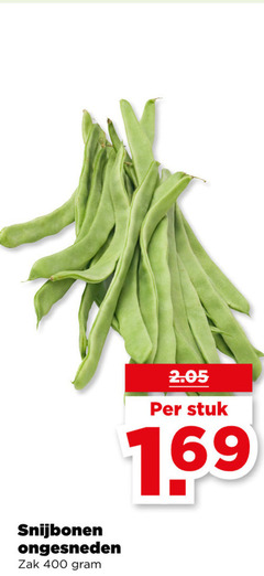  snijbonen 400 ongesneden zak stuk 