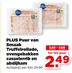  100 puur ovengebakken casselerrib abdijham actieprijs kilo 