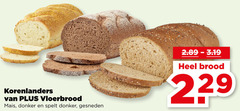  brood korenlanders vloerbrood mais donker spelt gesneden 