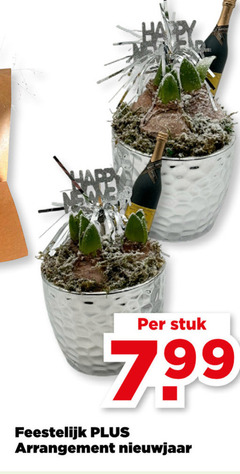  stuk feestelijk arrangement nieuwjaar 