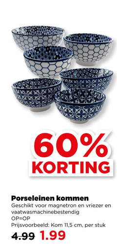  60 porseleinen kommen magnetron vriezer vaatwasmachinebestendig kom 11 5 cm stuk 