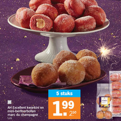  roombroodjes 5 250 excellent mini berlinerbollen marc du champagne stuks 