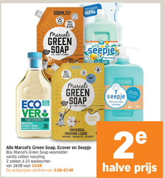  2 20 23 28 100 pack less plastic green soap feel good cleaning formula zeep new for eco same vlekken combat les taches des wasmiddel lessive liquide universele vanilla cotton qui natuurlijke handzeep eucalyptus rozemarijn honden universal washing liquid waschmittel detergent ecover navulling zakken wasbeurten varieeren halve 