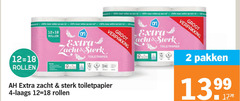 2 4 12 18 50 240 1399 amol   meer vellen op een rol     rollen 12-18 hinder open ch extra zacht   sterk verpakking groot toiletpapier ah - laags acht pakken 17.78 