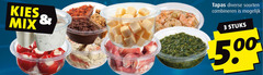  tapas 3 mix soorten combineren stuks 