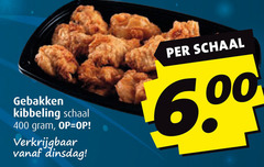  kibbeling 400 gebakken schaal 
