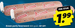  leverworst party dry l kroon stuk 