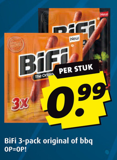  bifi bierworstjes 3 3x origin new stuk pack original bbq 