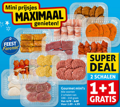  1 2 mini prijsjes maximaal feest favoriet genieten gourmet soorten schalen super deal 