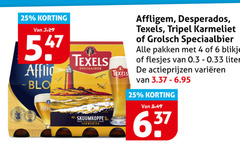  texels desperados karmeliet affligem grolsch speciaalbieren 4 6 25 speciaalbier tarwebier tripel pakken blikjes liter varieeren 