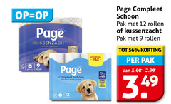  page toiletpapier 9 12 kussenzacht comfort rollen schoon katoen voordeel pak 