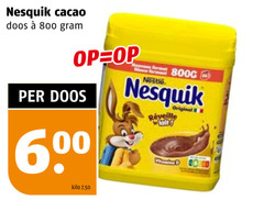  nesquik chocolademelk 600 cacao doos kilo format nestle original lait vitamine 