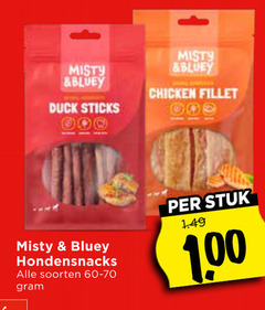 klik op dit plaatje voor een vergroting en voor vergelijkbare aanbiedingen gerelateerd aan
misty duck sticks chicken fillet hondensnacks soorten stuk 1 00 misty duck sticks chicken fillet hondensnacks soorten stuk 1 00