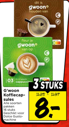  gwoon dolce gusto capsules 3 16 fleur b cappuccino soorten pakken stuks machine 