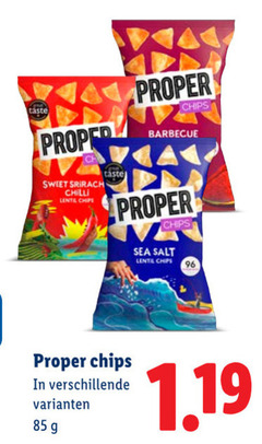  chips taste sweet chilli lente barbecue sea salt 