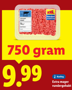  rundergehakt 750 rund gehakt ge xx voordeel koeling 