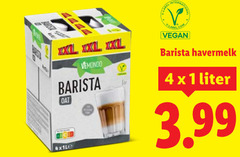  soja melk 1 4 xxl vemondo barista havermelk liter 3.99 