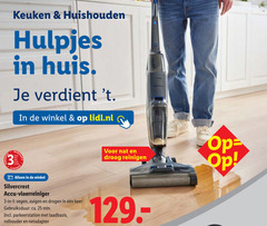  1 3 25 keuken huishouden hulpjes huis lidl.nl jaar jahre silvercrest accu vloerreiniger vegen zuigen drogen keer gebruiksduur ca. min rolhouder netadapter nat droog reinigen 