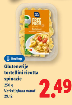 klik op dit plaatje voor een vergroting en voor vergelijkbare aanbiedingen gerelateerd aan
250 select free from gluten tortelloni with koeling glutenvrije tortellini ricotta spinazie 250 select free from gluten tortelloni with koeling glutenvrije tortellini ricotta spinazie