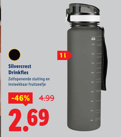  drinkfles 11 100 200 300 silvercrest zelfopenende sluiting insteekbaar 