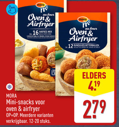  mora snacks 12 16 279 four oven airfryer ca. bouchees mix hapjes rundvlees bitterbal mini frikandel nugget bami meerdere stuks bitterballen pero viandel b elders 