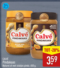  calve pindakaas 650 stukjes pinda geteelde naturel smeuig bodem gebruiken duurzaam 