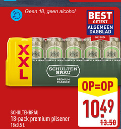  schultenbrau blikjes bier 18 mm alcohol best getest dagblad recept traditioneel schil xxl premium pilsener pack l 