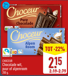  chocolade 200 nutri score to fairtrade alpen room wit puur alpenroom 