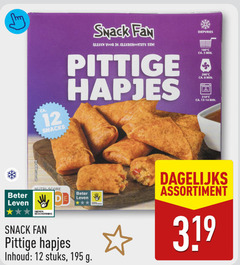  snack fan snacks 3 8 12 180 200 210 shack allergrootste pittige hapjes diepvries ca. min beter leven nutri score dieren bescherming inhoud stuks dagelijks assortiment 
