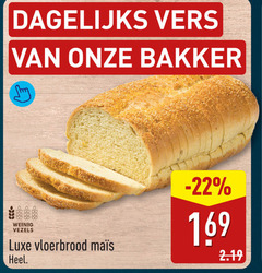  brood dagelijks vers bakker weinig vezels luxe vloerbrood 