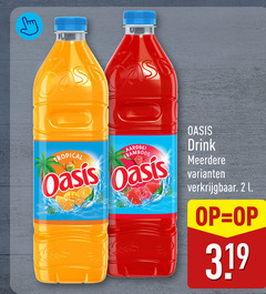  fruitdrank 2 tropical aardbei framboos oasis drink meerdere 