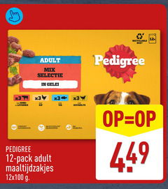 pedigree hondenvoer 12 100 recyclable box 12x adult mix gelei rund evenwichtig kip vis natuurlijke ingredienten pack maaltijdzakjes gevogelte prebiotica 
