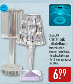  8 kristallook kleuren instelbaar touchschakelaar uur accuduur stuk 