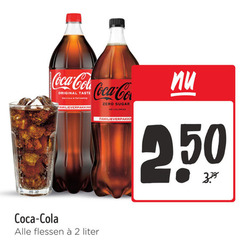  coca-cola cola 2 379 coca co original taste refreshing familieverpakking zero sugar calories flessen liter 