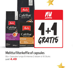  melitta koffiecups 1 2 3 8 10 100 ground coffee selection espresso intense intensity intensive strong taste premium blend mcafee bar roasted compatible filterkoffie capsules lungo dozen stuks 