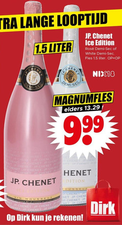  champagne sparkling wijn lange looptijd liter chenet ice edition rosee demi sec white fles nix18 magnumfles elders vin produced france by at mousseux chene rekenen 